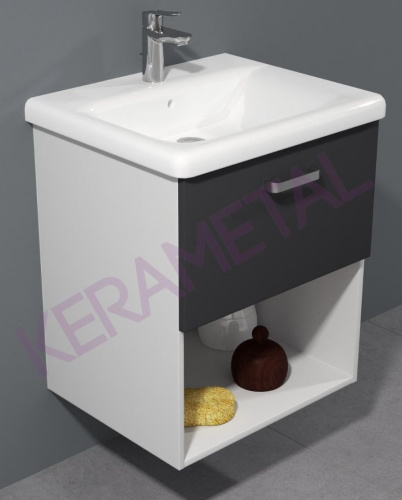 Тумба подвесная Kolpa-san Evelin OUE II 55 Gray antracit 562060