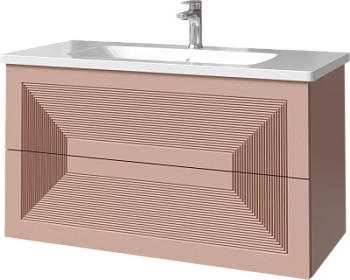 Тумба подвесная Caprigo Modo Quarta 100 35714-SF026