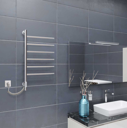 Полотенцесушитель электрический Vincea VTD-1S2CE 43x80