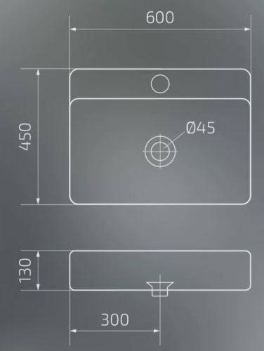 Умывальник Gid N9258