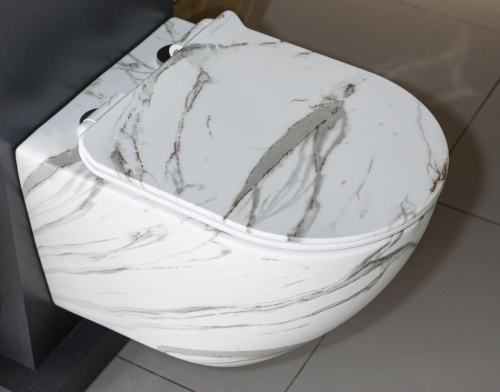 Унитаз подвесной Rea Carlos rimless Lava matt C8004