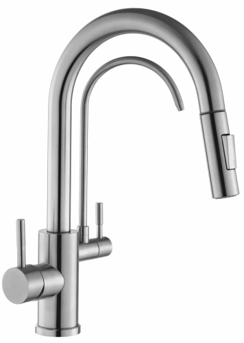 Смеситель для мойки Rea Eco Fresh nikiel matt B7563