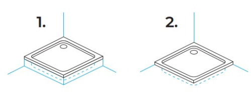 Душевой поддон Kolpa-san Ballo 140x90 Kerrock 108 white 551090