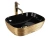 Умывальник Rea Belinda gold brush black U8780 Умывальник Rea Belinda gold brush black U8780