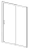 Душевая дверь Vincea Alpha VDS-3AL110CLB