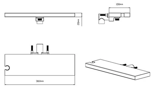 Душевая система Vincea Inspire VSFW-433TI5RCH