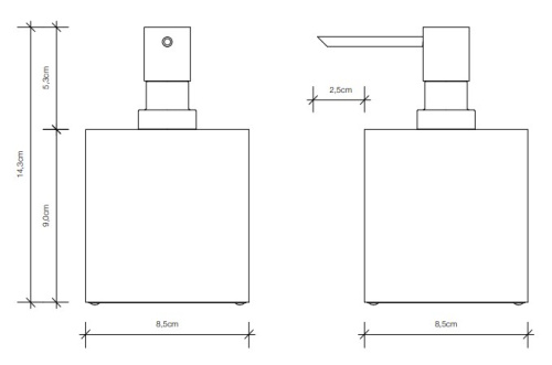 Дозатор для мыла Decor Walther DW 475 0825060
