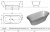 Ванна из искусственного камня Kolpa-San Blanche FS 180x85