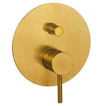 Смеситель для душа Remer X Style X09LBG, золото брашированное