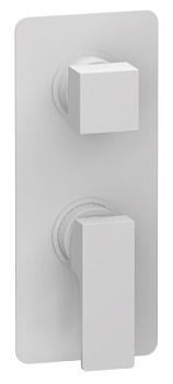 Смеситель для душа Remer Absolute AU92KBBO, белый матовый
