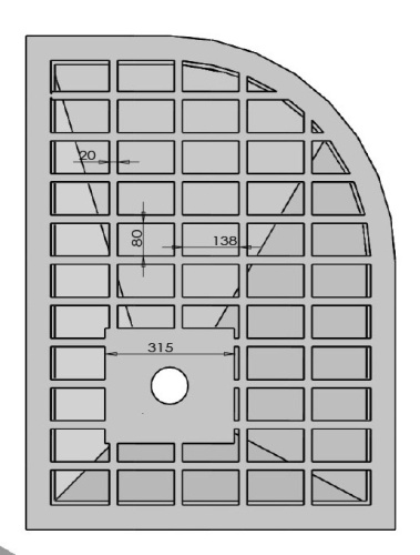 Душевой поддон Vincea VST-4SQ9012W-R