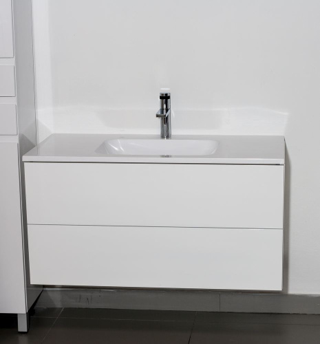 Тумба подвесная Vela Бланка 100П (открывание нажатием) TU27074