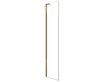 Душевая стенка Rea Hugo gold brush 80 K6612