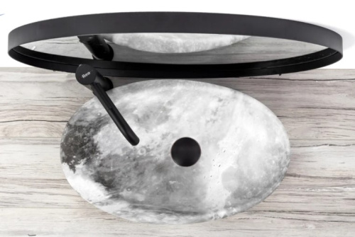 Умывальник Rea Roxy C Stone L.Grey U6651