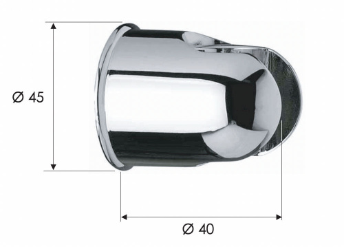 Держатель ручного душа Remer 339SOXV, сталь