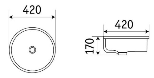 Умывальник CeramaLux 540P