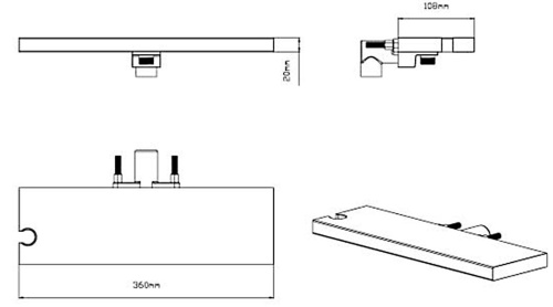 Душевая система Vincea Inspire VSFW-3I22MT2RGM