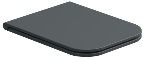 Крышка с сиденьем GSG Ceramic Design Brio BRCOPRSLTICR028, Ebano Matt