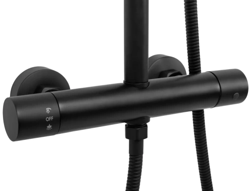 Душевая система Rea Vincent black matt P6600