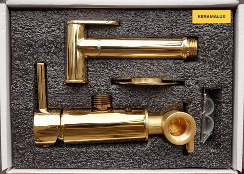 Гигиенический душ CeramaLux KRS/002 золото светлое