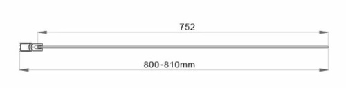 Душевая шторка на ванну Vincea VSB-11800CL