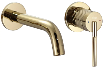 Смеситель для умывальника Rea Argon gold B7809