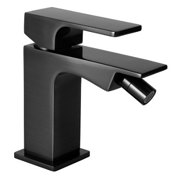 Смеситель для биде Remer Absolute AU20CFP, черный брашированный хром