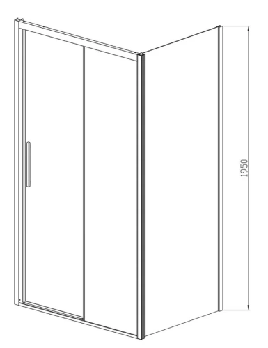 Душевой уголок Vincea Soft VSR-3SO8016CL