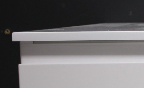 Столешница из акрилового камня 900*485 (белый глянец) толщина 12мм