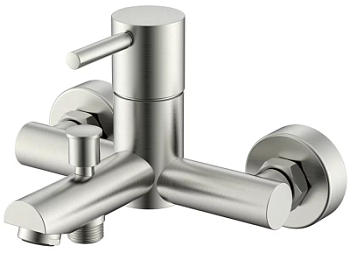 Смеситель для ванны Nemo Round NM-2355BN brush nickel