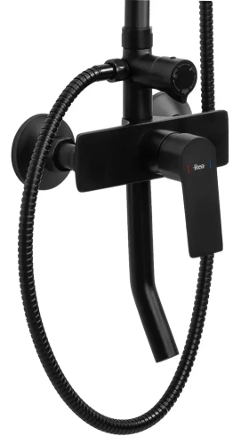 Душевая система Rea Maximus black P2412