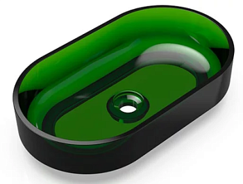 Умывальник Knief Ellipse Shape Malachit 70203090