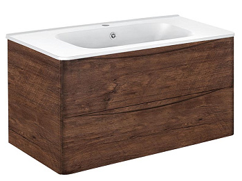 Тумба подвесная Vincea Paola 1000 R.Wood VMC-2P100RW