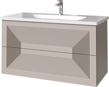 Тумба подвесная Caprigo Modo Quarta 100 35714-SF022