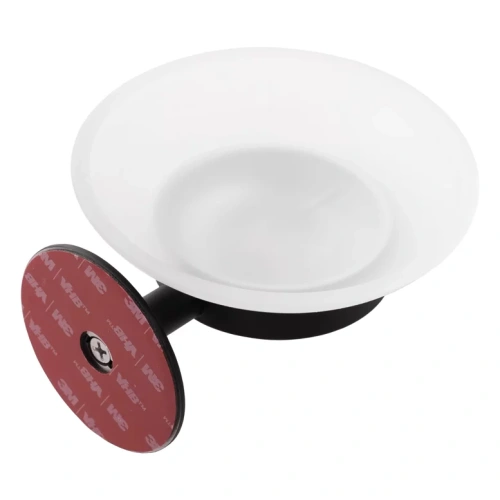 Мыльница подвесная Rea black matt 77078