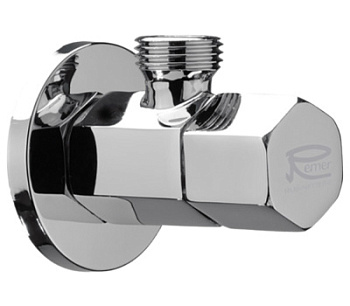 Запорный вентиль 1/2*3/8 Remer 128E1238