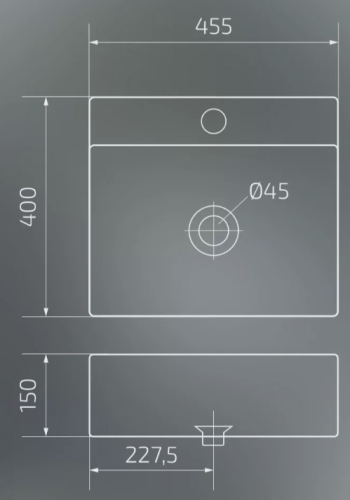 Умывальник Gid N9145