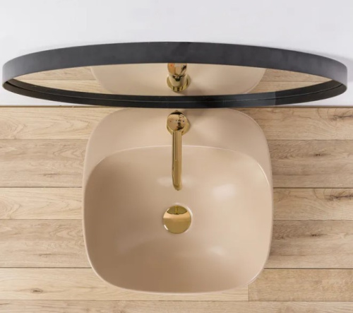 Умывальник Rea Luiza 42 Beige matt U9607