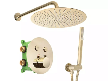 Душевая система Rea Lungo miler gold P6714