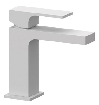 Смеситель для раковины Remer Absolute AU12BO, белый матовый