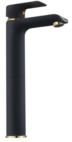 Смеситель для умывальника Rea Bloom Black Gold B9936