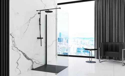 Душевой поддон Rea Magnum black 90*90 K3334