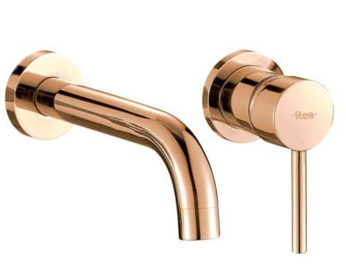 Смеситель для умывальника Rea Lungo Rose Gold B8548