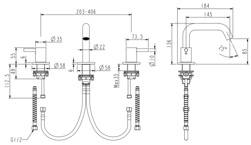 Смеситель для раковины Nemo Round NM-2317CR chrome