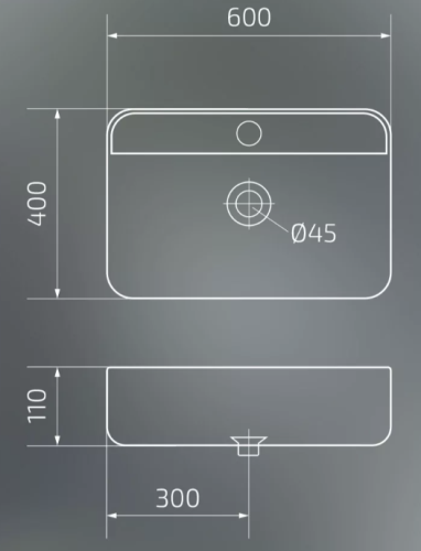 Умывальник Gid N9660