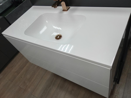 Тумба подвесная Vela Бланка 100П (открывание нажатием) TU27074