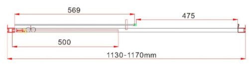 Душевая дверь Vincea Garda VDS-1G115CH