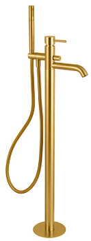 Смеситель для ванны Remer X Style X08BG, золото брашированное