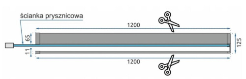 Полка для полотенец и аксессуаров Rea Evo Chrome HOM-08945