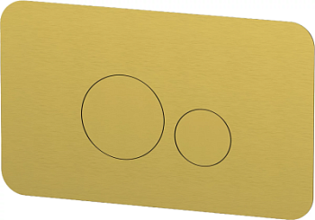 Кнопка смыва Remer RB810BG золото брашированное